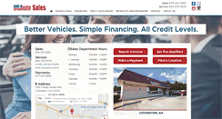 Desktop Screenshot of covington.usautosales.info