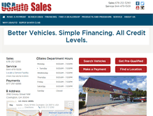 Tablet Screenshot of covington.usautosales.info